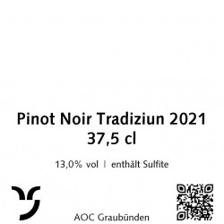 Pinot Noir Tradiziun 2021, 37,5 cl, Malans, AOC Graubünden