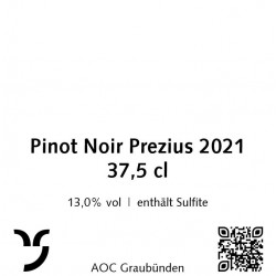 Pinot Noir Prezius 2021, 37,5 cl, Malans, AOC Graubünden