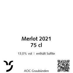 Merlot 2021, 75 cl, Malans, AOC Graubünden