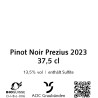 Pinot Noir Prezius 2023, 37,5 cl, Malans, AOC Graubünden, Bio Suisse