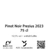 Pinot Noir Prezius 2023, 75 cl, Malans, AOC Graubünden, Bio Suisse
