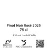 Pinot Noir Rosé 2025, 75 cl, Malans, AOC Graubünden, Bio Suisse